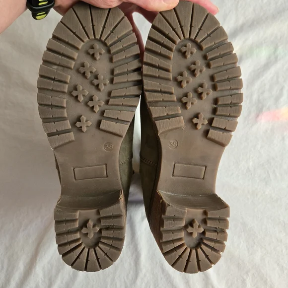 Bos & Co Mass Sage Green Waterproof Boot Women's 38 or 7-7.5 Fall Winter Booties - Picture 6 of 12